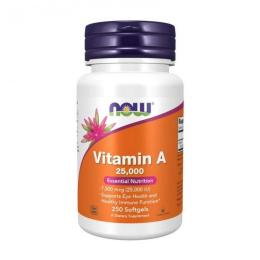 Вітамінно-мінеральний комплекс NOW Vitamin A 25,000 IU (250 softgels) (18173-01)