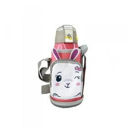 Поїльник Mega Zayka Зайчик MGZ-0324 Pink з індикатором температури 550 мл