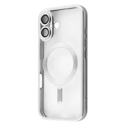 Чохол-накладка PRC Metal Matte Case with Magnetic Ring iPhone 16 Plus White (601300003)