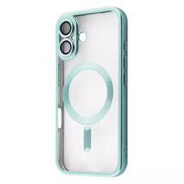 Чохол-накладка PRC Metal Matte Case with Magnetic Ring iPhone 16 Teal (601290806)