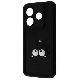 Чохол-накладка PRC Pretty Things Case Xiaomi Redmi Note 14 5G Black White Eyes (600470807)