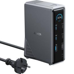 Док-станція Anker Prime Charging Docking Station 14-in-1, Dual Display, 160W Black (A83B63A1)