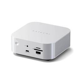 Док-станція Satechi Thunderbolt 5 CubeDock with SSD Enclosure Silver (ST-DT5CES-EU)