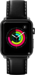 Ремінець для смарт-годинника Laut Oxford Watch Strap для Apple Watch 38/40mm Black (LAUT_AWS_OX_BK)