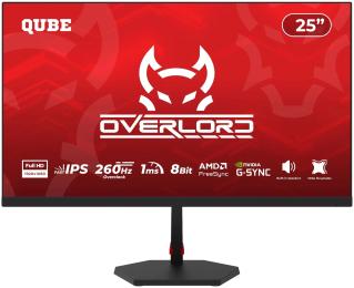 Монітор QUBE Overlord G25F240S Black 25