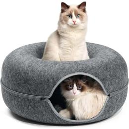 Інтерактивний тунель-лежанка для тварин Me&amp;Pet (NMP05-02) L Gray