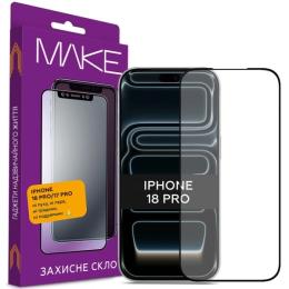 Захисне скло Apple iPhone 18 Pro/17 Pro Makefuture (MGF-AI18P)