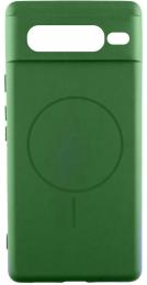 Чохол-накладка Lakshmi Silicone Cover Full Camera (AA) with Magnetic Fit для Google Pixel 7 Pro Dark Green (00000078220_2)