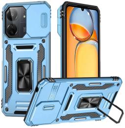 Чохол-накладка EpiK Camshield Army Ring для Xiaomi Redmi 15 4G (Global)/5G Light blue (00000084011_1)