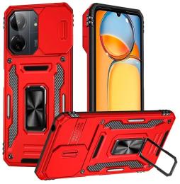 Чохол-накладка EpiK Camshield Army Ring для Xiaomi Redmi 15C (Global)/Poco C85 (Global) Red (00000084012_3)