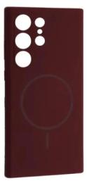 Чохол-накладка Infinity Silicone Case luxury Plus MagSafe для Samsung Galaxy S26 Plum (2000001663318)