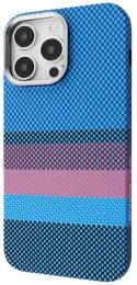 Чохол-накладка Proove Gleam Case with Magnetic Ring для Apple iPhone 15 Pro Max Picture blue stripes (647260813)