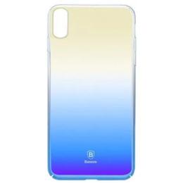 Чохол-накладка Baseus Soft для iPhone X Transparent Blue