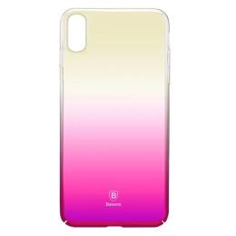 Чохол-накладка Baseus Soft для iPhone X Transparent Pink