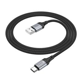 Дата-кабель Hoco X102 USB Type-A (тато) to USB Type-C (тато) 3A, 1m Black