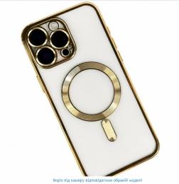 Чохол-накладка Infinity Magnetic для iPhone 17 + camera protection Gold