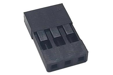 Корпус розєму AMASS Futaba/JR Key 1000 шт для сервоприводів (AMS-QJC-FUJR-I-X1000)
