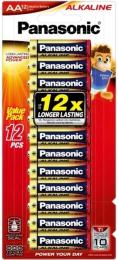 Батарейка Panasonic Alkaline Power AA (LR6T/8B+4) блістер, 12 шт