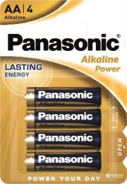 Батарейка Panasonic Alkaline Power AA (LR6T/4B) блістер, 4 шт