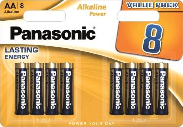 Батарейка Panasonic Alkaline Power AA (LR6T/8B) блістер, 8 шт