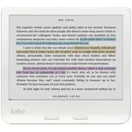 Електронна книга Kobo Libra Colour White (N428-KU-WH-K-CK)