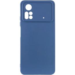 Чохол-накладка EpiK Silicone Cover Lakshmi Full Camera (A) для Xiaomi Poco X4 Pro Navy Blue