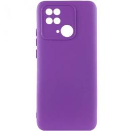 Чохол-накладка EpiK Silicone Cover Lakshmi Full Camera (A) для Xiaomi Redmi 10C Purple