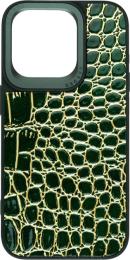 Чохол-накладка Harder Crocosaur для Apple iPhone 14 Green (ARM76714)
