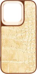 Чохол-накладка Harder Crocosaur для Apple iPhone 14 Pro Beige (ARM76721)