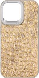 Чохол-накладка Harder Crocosaur для Apple iPhone 14 Pro Max Titanium (ARM76729)