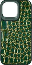 Чохол-накладка Harder Crocosaur для Apple iPhone 14 Pro Max Green (ARM76726)