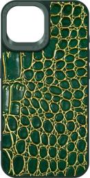 Чохол-накладка Harder Crocosaur для Apple iPhone 15 Green (ARM76696)