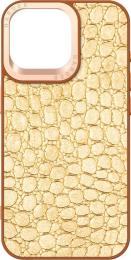 Чохол-накладка Harder Crocosaur для Apple iPhone 15 Pro Max Beige (ARM76709)