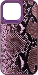 Чохол-накладка Harder Genuine Snake для Apple iPhone 14 Pro Max Dark Purple (ARM76791)