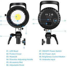 Студійне освітлення Puluz PU3059EU світлодіодний 100Вт 5600К