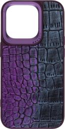 Чохол-накладка Harder Glamorous Croco для Apple iPhone 15 Pro Dark Purple (ARM76763)