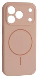 Чохол-накладка Infinity Silicone Case Full Camera Fine Ring MagSafe for iPhone 17 Pro Max Pink