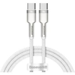Дата-кабель Baseus Cafule CATJK-C02 1m USB Type C (тато) - USB Type C (тато) White 100W