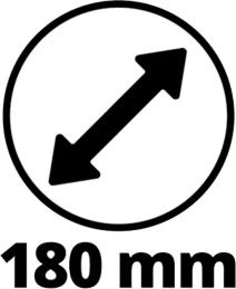 Шліфмашина Einhell X-Change CE-CP 18/180 Li E  Solo