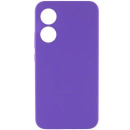 Чохол-накладка Lakshmi Silicone Cover Full Camera (AAA) для Oppo A58 4G Amethyst (00000069262_13)
