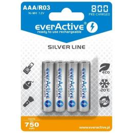 Акумулятор everActive AAA 800mAh NiMh 4шт Professional Line EVHRL03-800