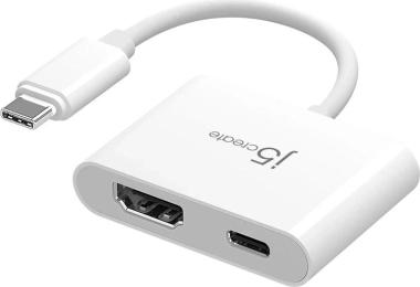 USB-хаб J5create JCA152-N, USB-C 2-в-1 White
