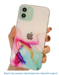 Чохол-накладка Infinity Silicone Case для iPhone 11 Pro Max Green Pink