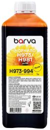 Чорнило для принтера BARVA HP 971/973/981 1L Yellow (H973-994)