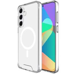 Чохол-накладка EpiK Space Case with MagSafe для Samsung Galaxy S24 FE Transparent (00000074963_1)