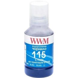 Чорнило для принтера WWM Epson L8160/L8180 140г Cyan (E115C) KeyLock (E115C-WWM)