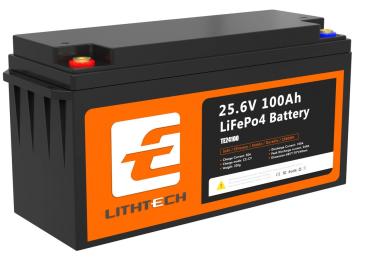 Акумулятор для ДБЖ LithTech LiFePO4 24V 100Ah з Bluetooth 2560Wh, 100A, BMS