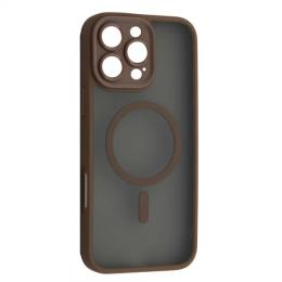 Чохол-накладка Rock Guard Touch Series with Magnetic (Anti-drop Lens) для iPhone 16 Pro Max Golden Brown