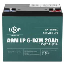 Акумулятор для ДБЖ LogicPower AGM 6-DZM-20 Ah (LP42060)