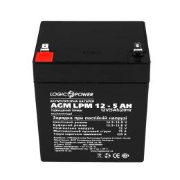Акумулятор для ДБЖ LogicPower AGM LPM 12V  -  5 Ah (LP42055)
